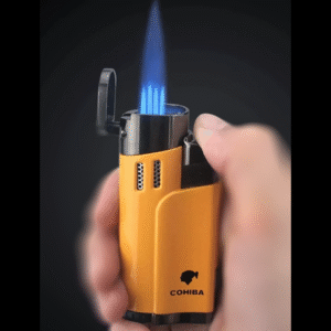 Cohiba - Metal 4 Torch Jet Flame Cigar Lighter Punch and Gift Box - USA only