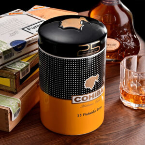 Cuban Cigar Piramides Extra CERAMIC CIGAR LARGE DIAMETER CIGAR HUMIDOR JAR WITH GIFT BOX - FREE SHIPPING