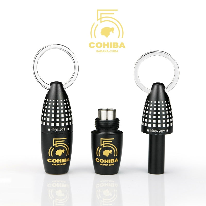 Cohiba 55th Anniversary Stainless Steel Cuban Cigar Punch Cutter - 2 Sizes